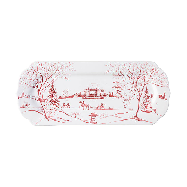 Country Estate Winter Frolic 15" Hostess Tray