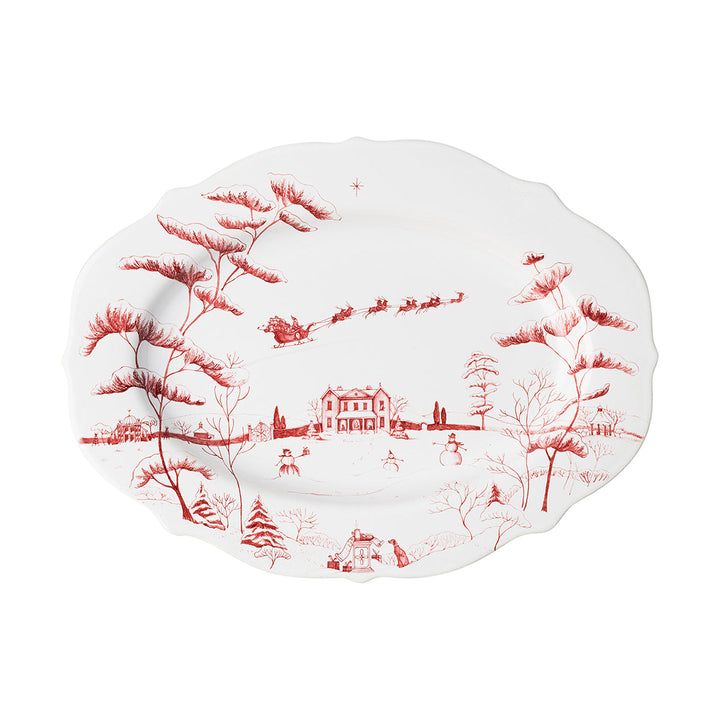 Country Estate Winter Frolic 15" Platter