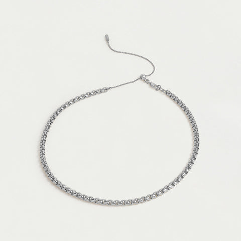 Tokyo Chain Necklace - Silver