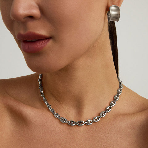 Capri Chain Necklace - Silver