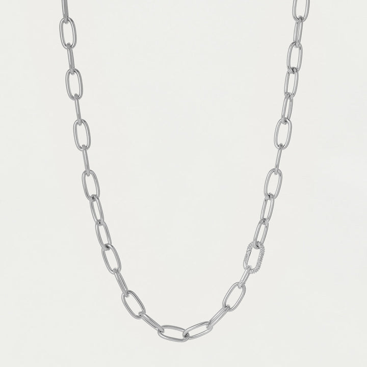 Solene Pavé Chain Necklace
