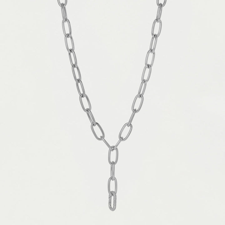 Solene Pavé Chain Necklace