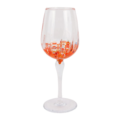 Chiara Orange Wine Glass