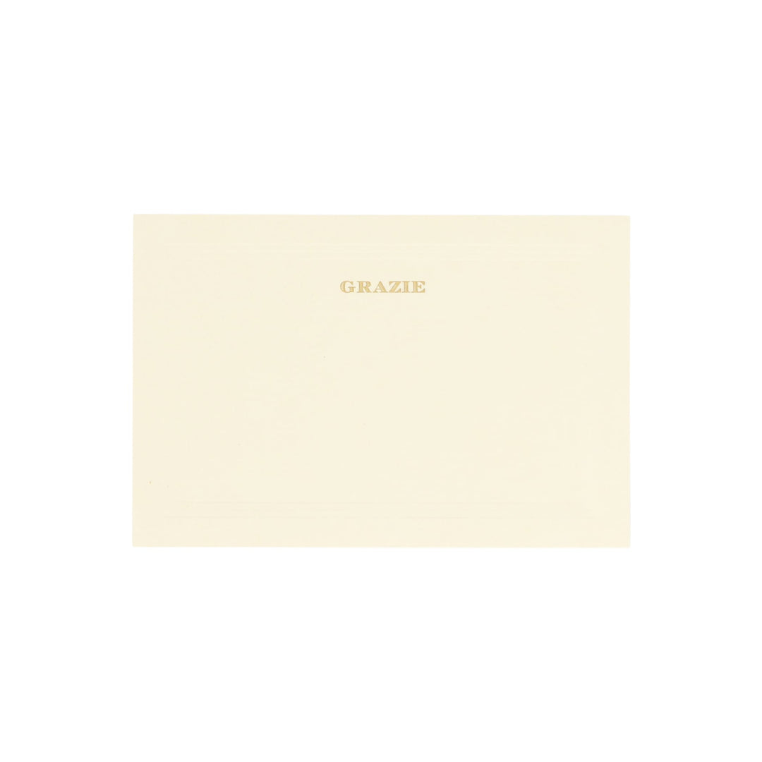Carta Italiana Grazie Notecard Set (Pack of 10)