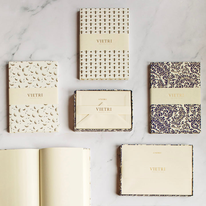 Carta Italiana Blue Leaf Notebook