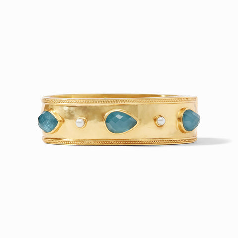 Cannes Stone Statement Hinge Bangle