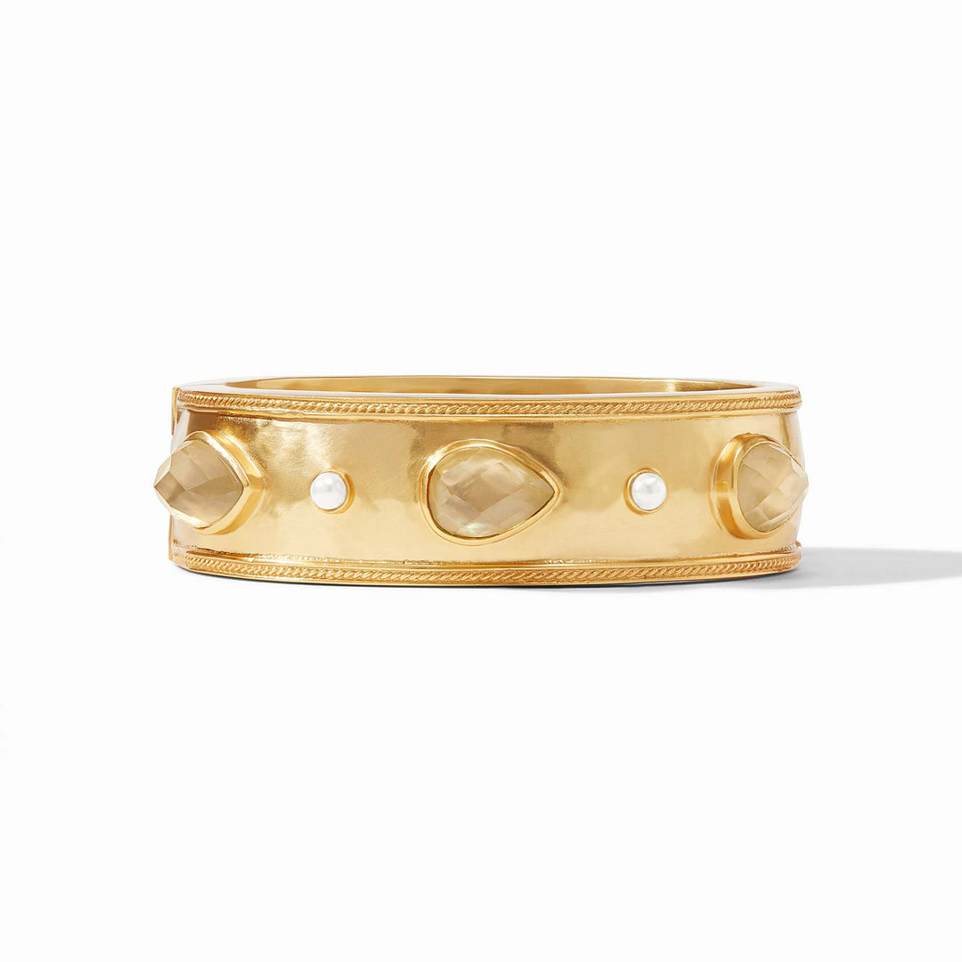 Cannes Stone Statement Hinge Bangle