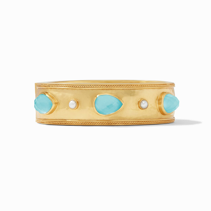 Cannes Stone Statement Hinge Bangle