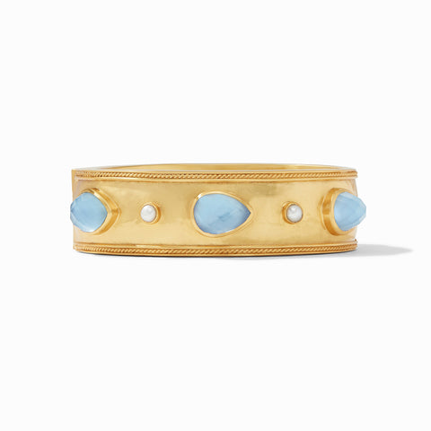 Cannes Stone Statement Hinge Bangle