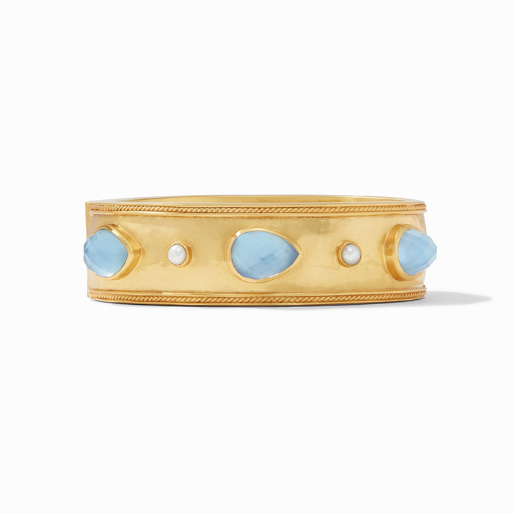Cannes Stone Statement Hinge Bangle