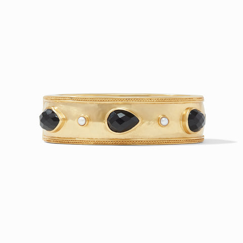 Cannes Stone Statement Hinge Bangle