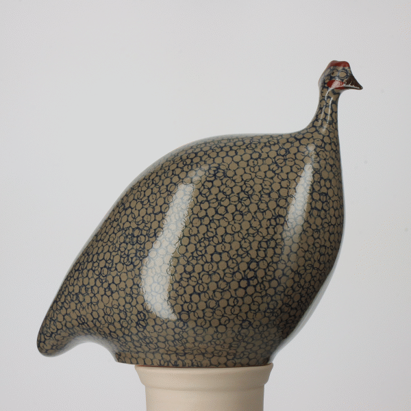 Guinea Fowl, Grey Spotted Cobalt / Small