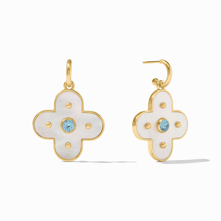 Colette Statement Hoop &amp; Charm Earring