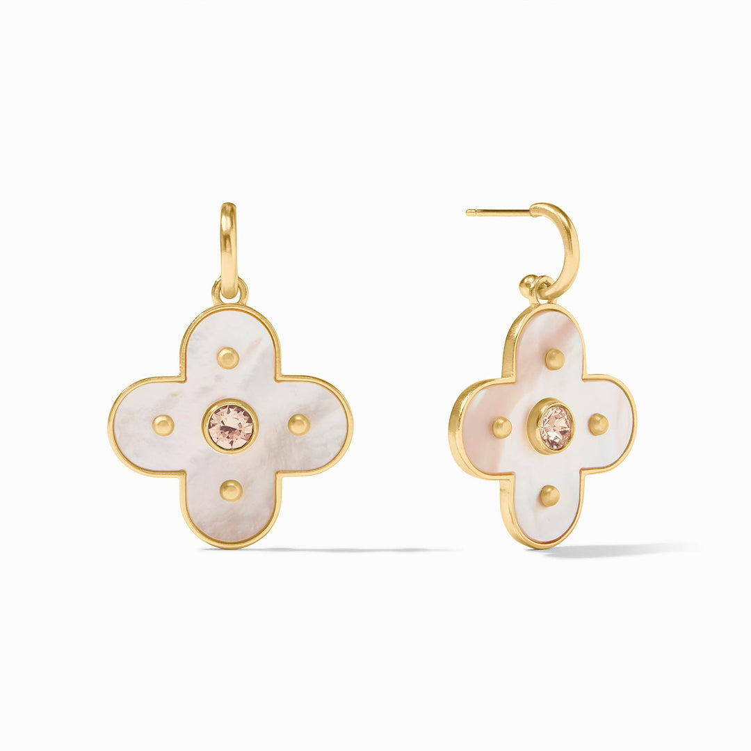 Colette Statement Hoop &amp; Charm Earring