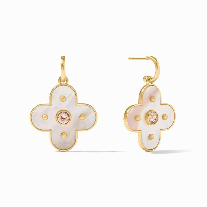 Colette Statement Hoop &amp; Charm Earring