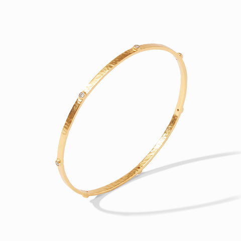 Crescent Stone Bangle