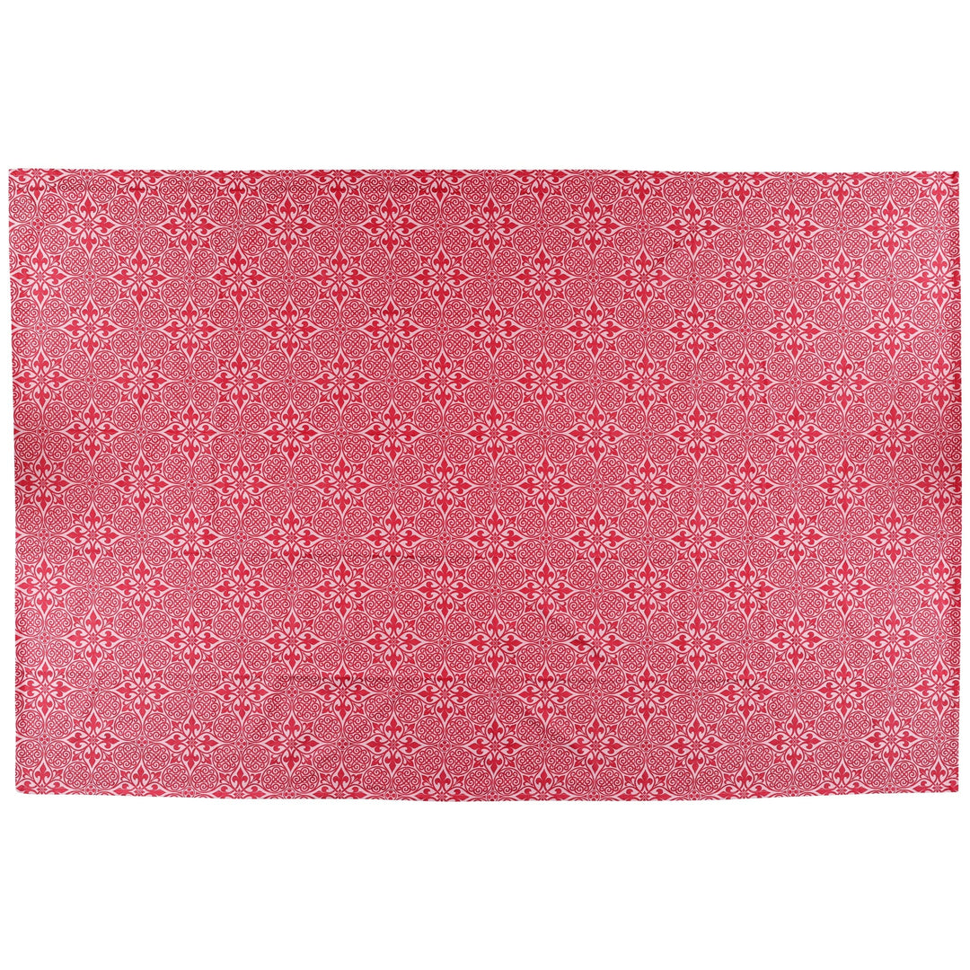 Damask Red Tablecloth