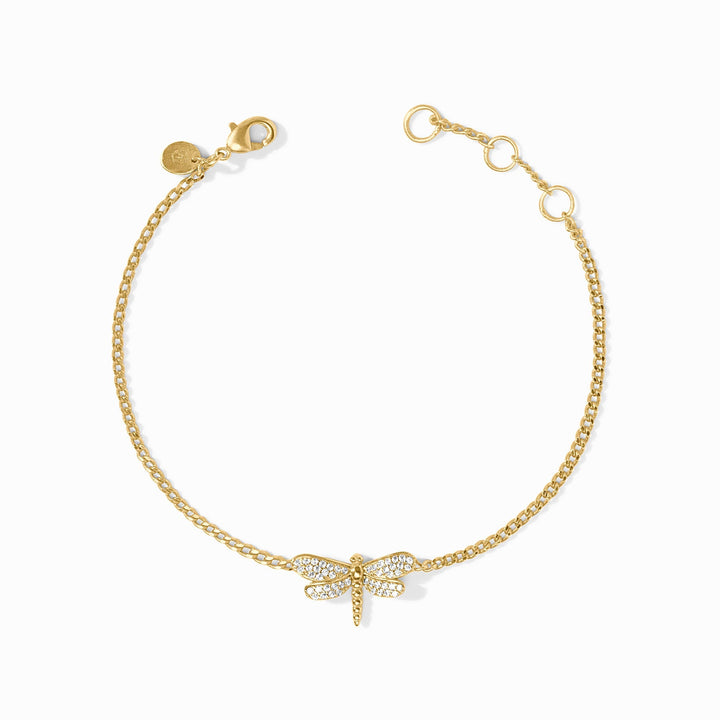 Dragonfly Pave Delicate Bracelet