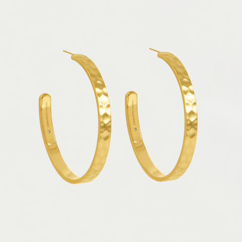 Nomad Midi Hoops - Gold