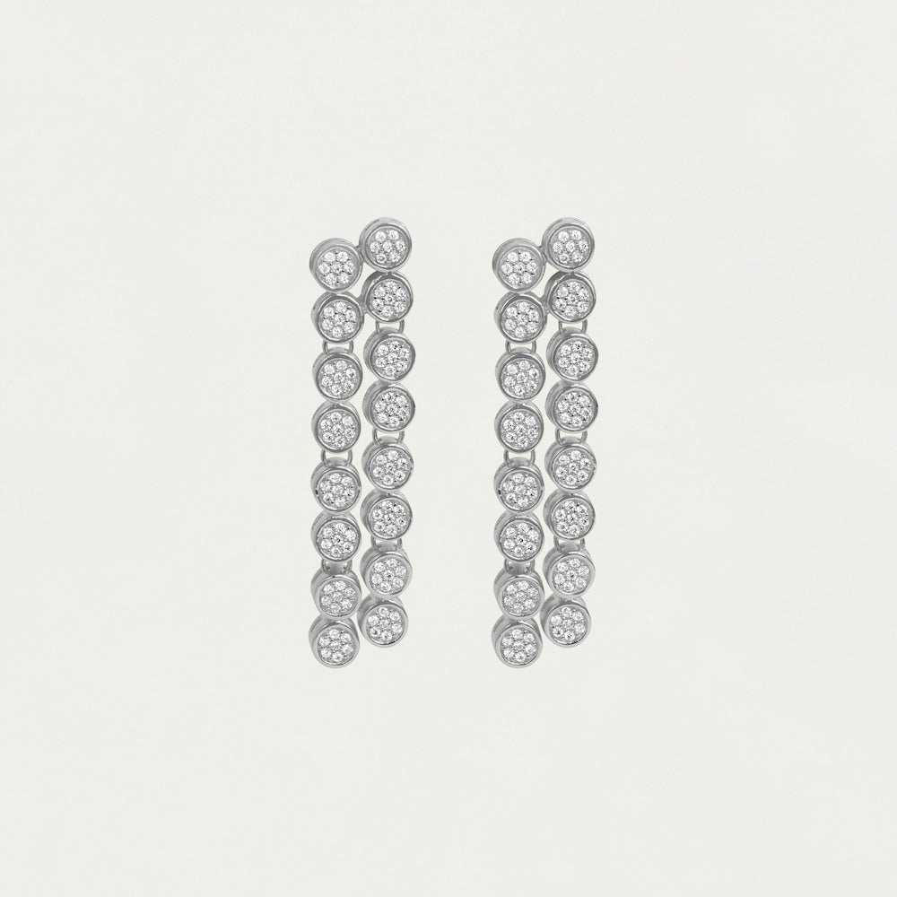 Mirabeau Pavé Statement Drop Earrings