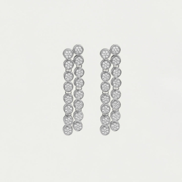 Mirabeau Pavé Statement Drop Earrings