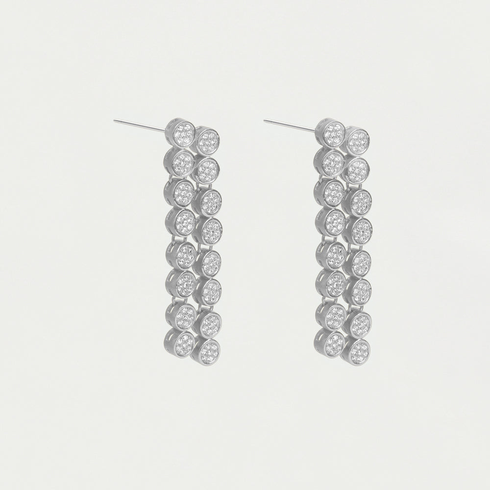 Mirabeau Pavé Statement Drop Earrings
