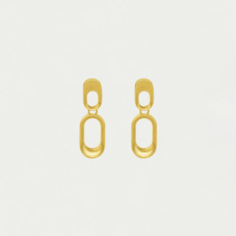 Bleecker Mini Drop Earrings - Gold