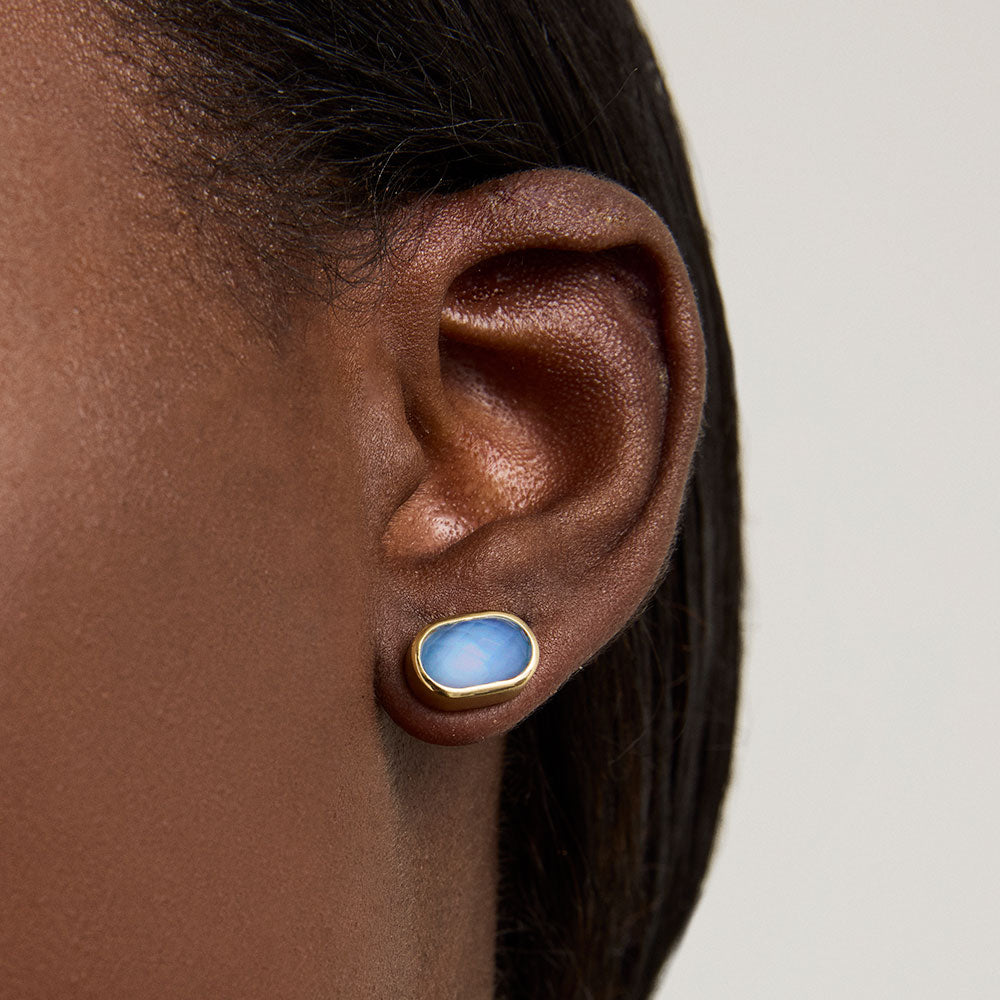 Mercer Gemstone Studs