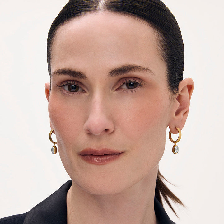 Mercer Gemstone Mini Drop Earrings
