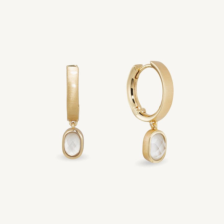 Mercer Gemstone Mini Drop Earrings