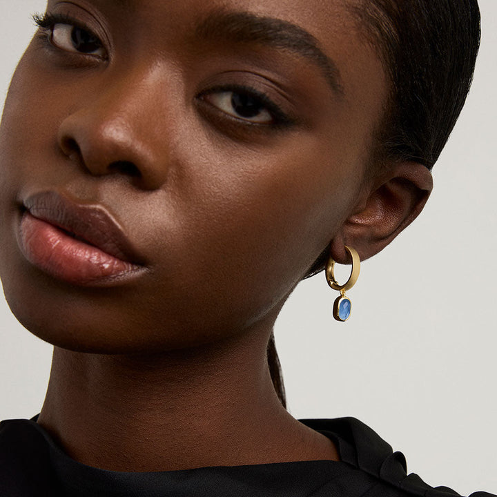 Mercer Gemstone Mini Drop Earrings