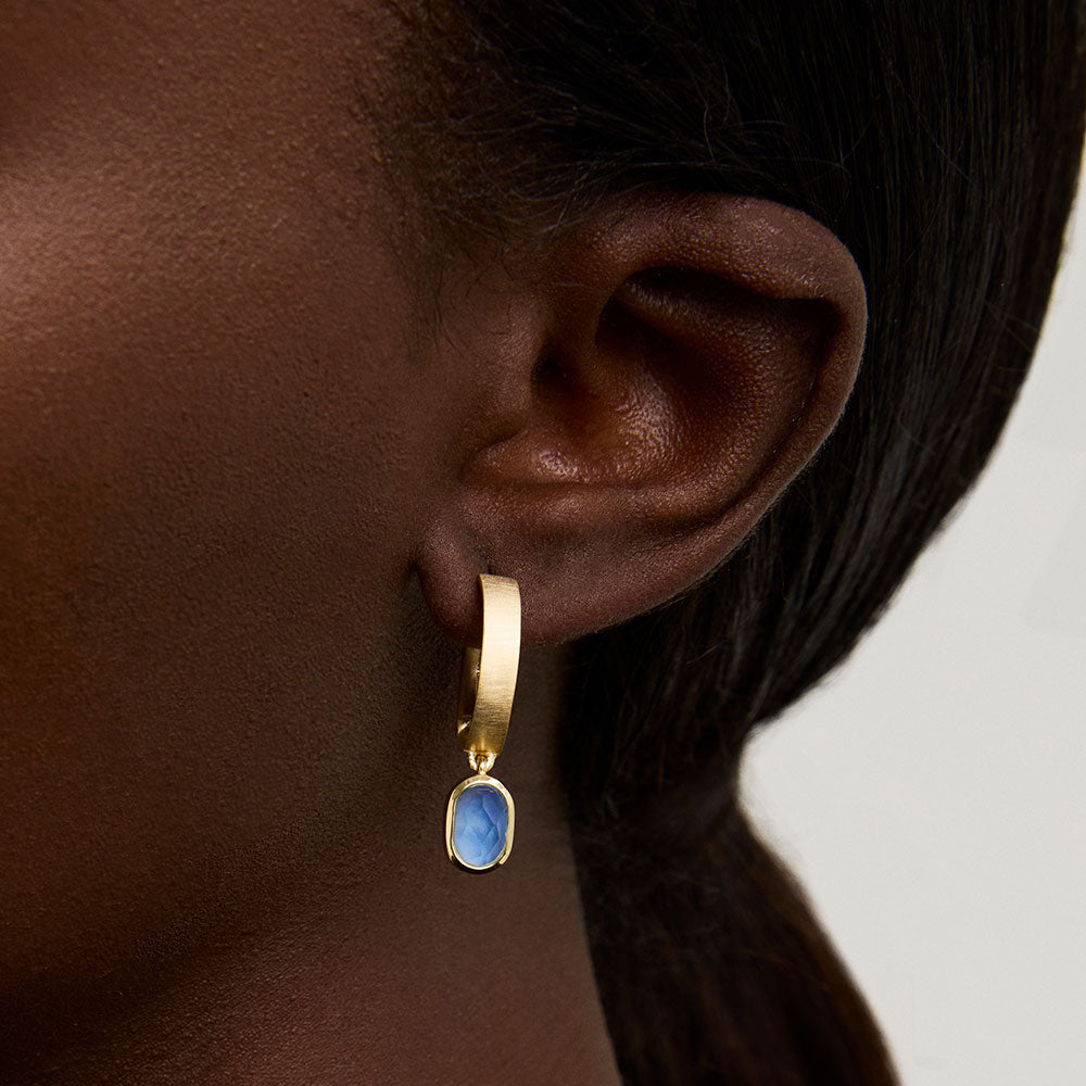 Mercer Gemstone Mini Drop Earrings