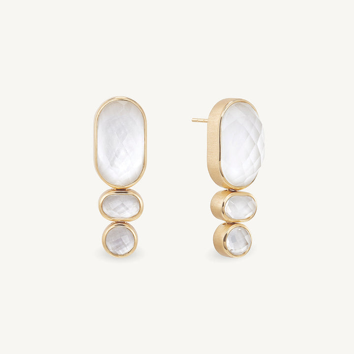 Mercer Gemstone Statement Drop Earrings