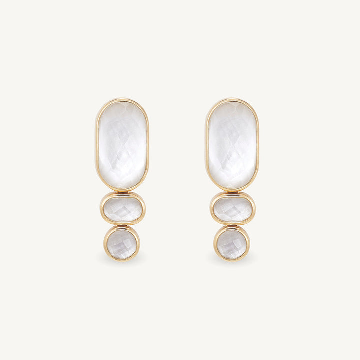 Mercer Gemstone Statement Drop Earrings