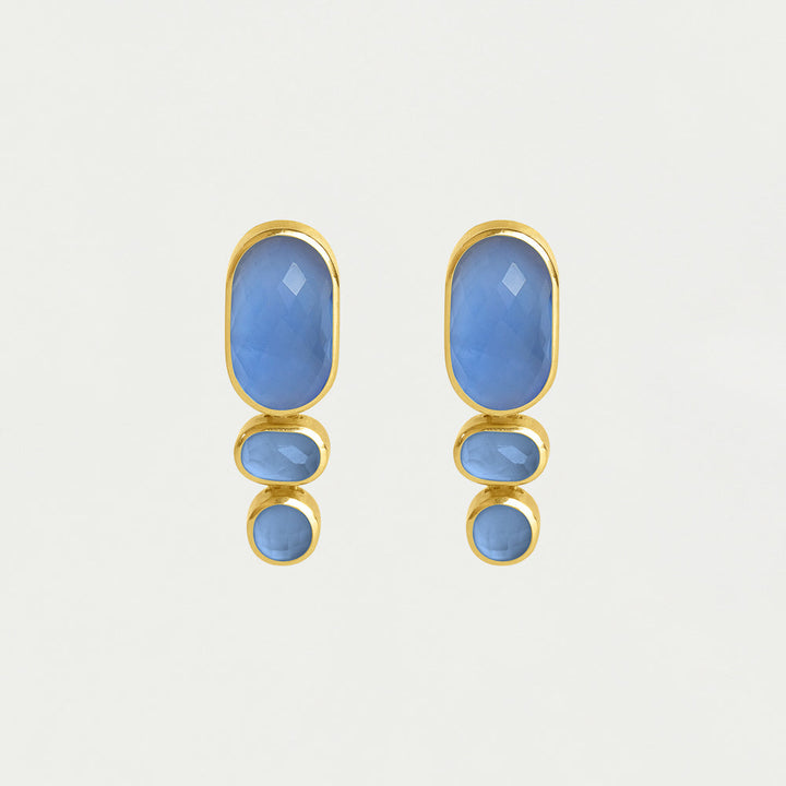 Mercer Gemstone Statement Drop Earrings