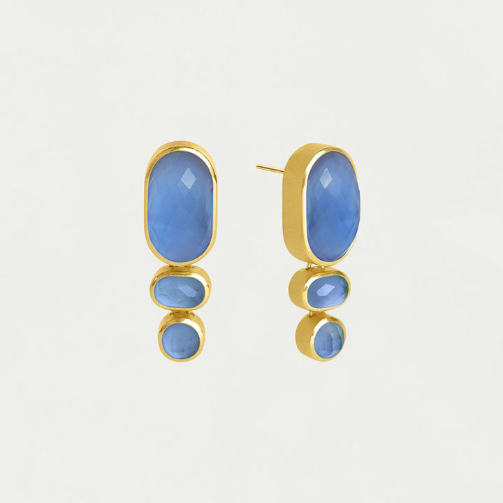 Mercer Gemstone Statement Drop Earrings
