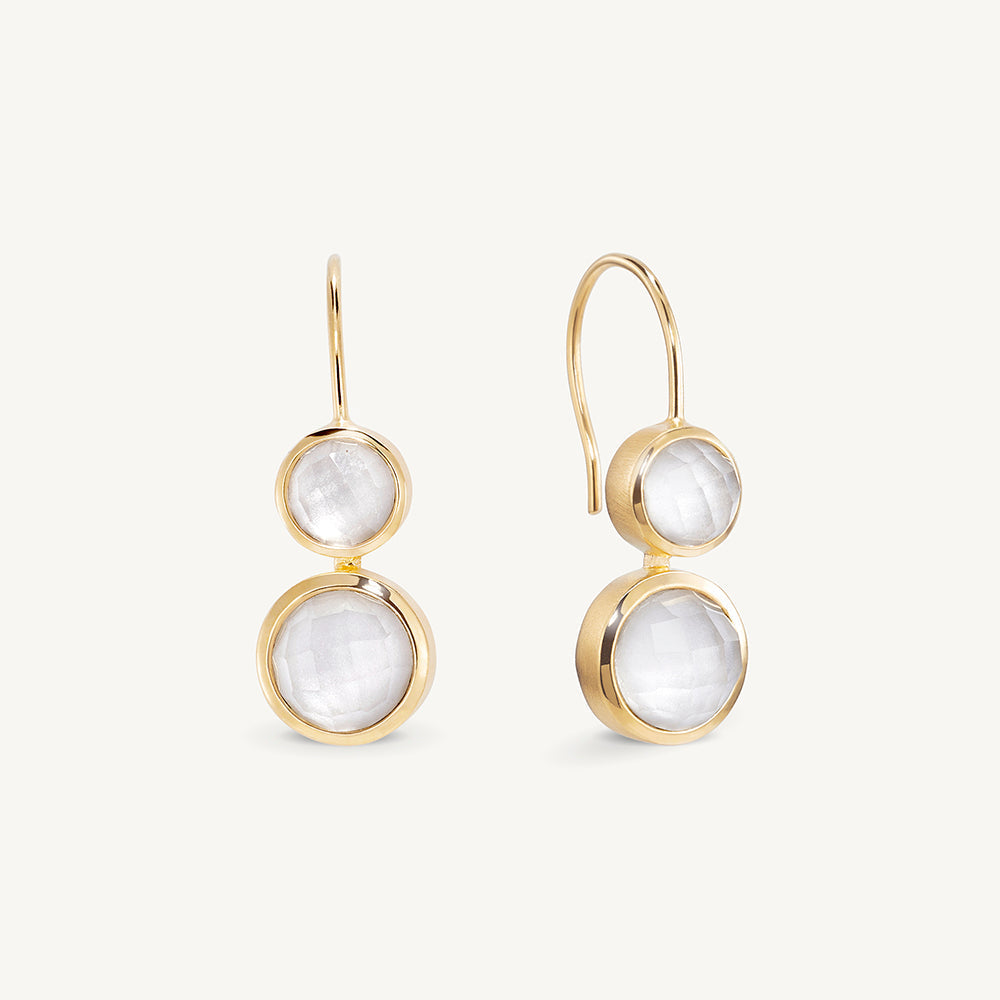 Tulum Double Droplet Earrings