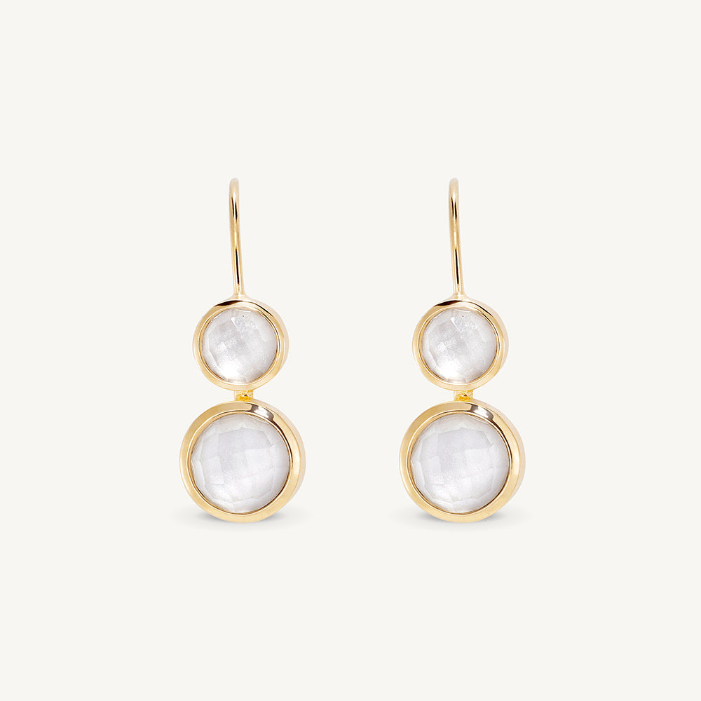 Tulum Double Droplet Earrings
