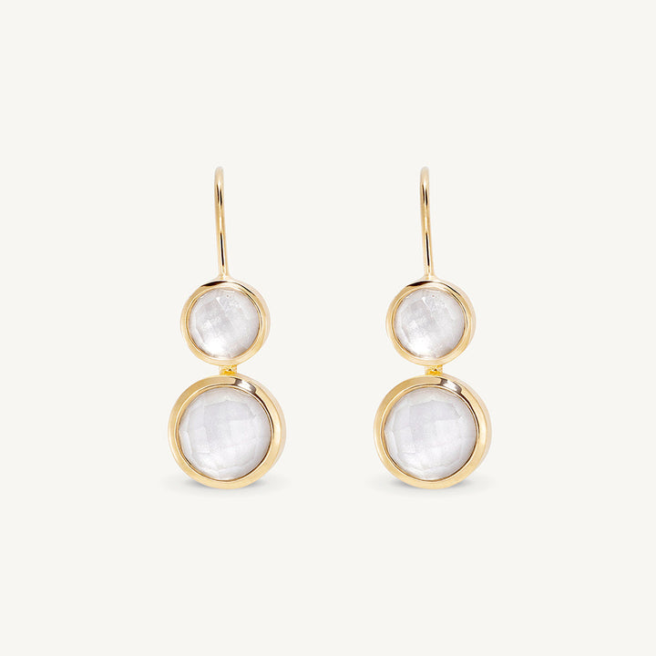 Tulum Double Droplet Earrings