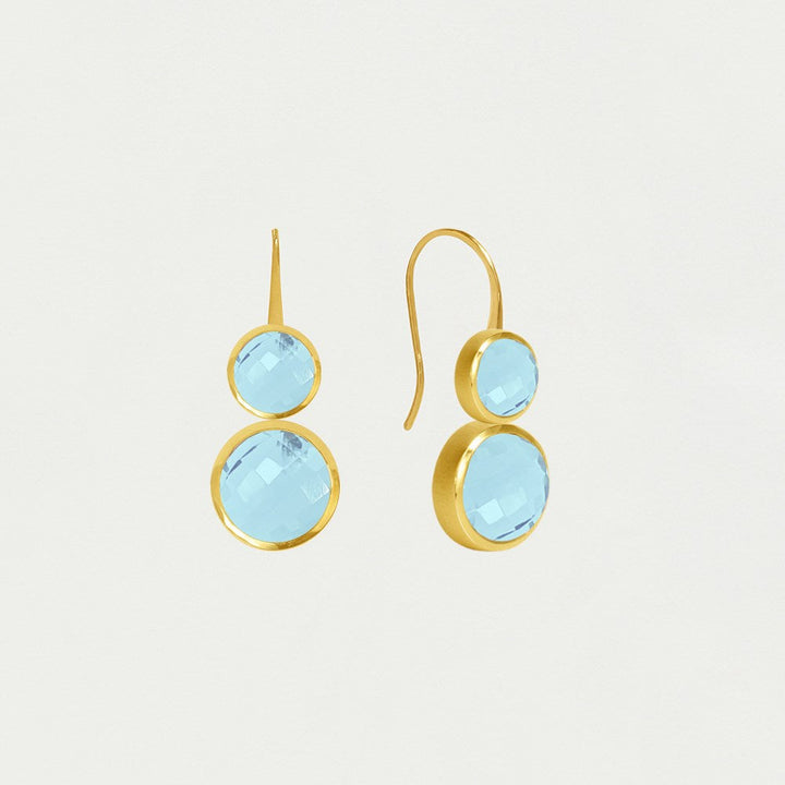 Tulum Double Droplet Earrings