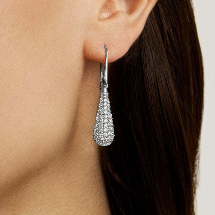 Margaux Pavé Drop Earrings