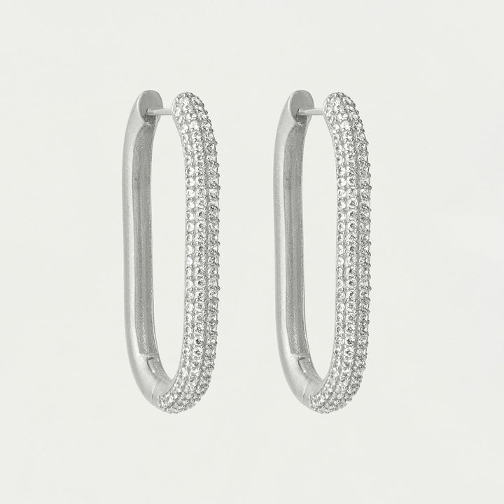 Juliette Pavé Hinged Hoop