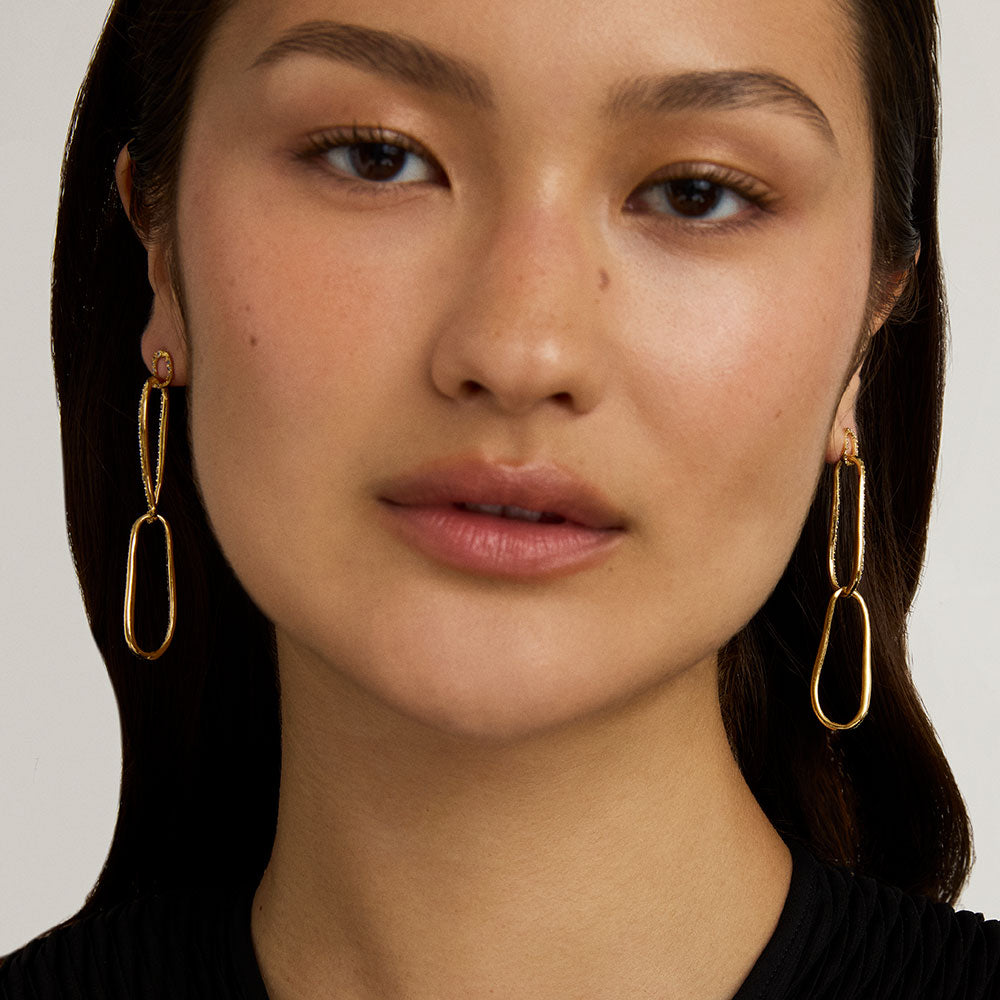 Camille Statement Drop Earrings