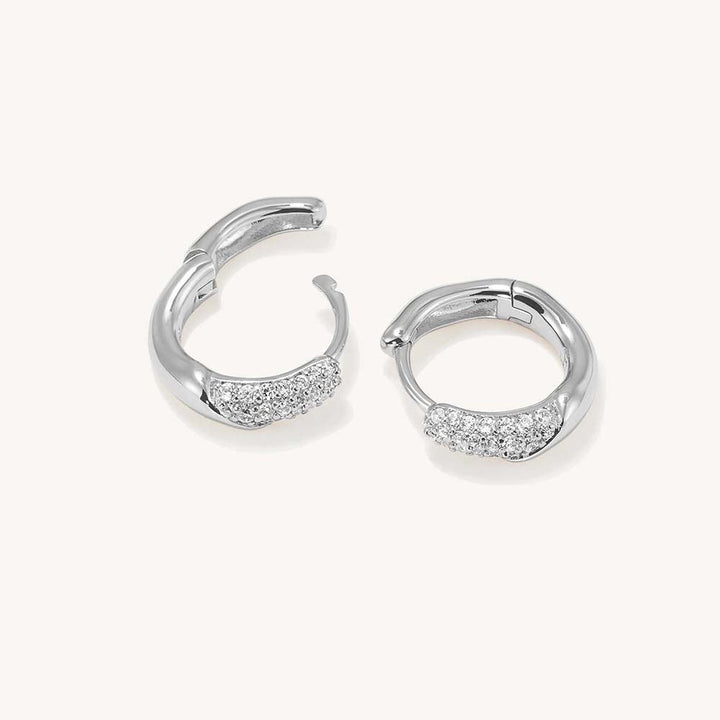 Charlotte Huggie Hoops