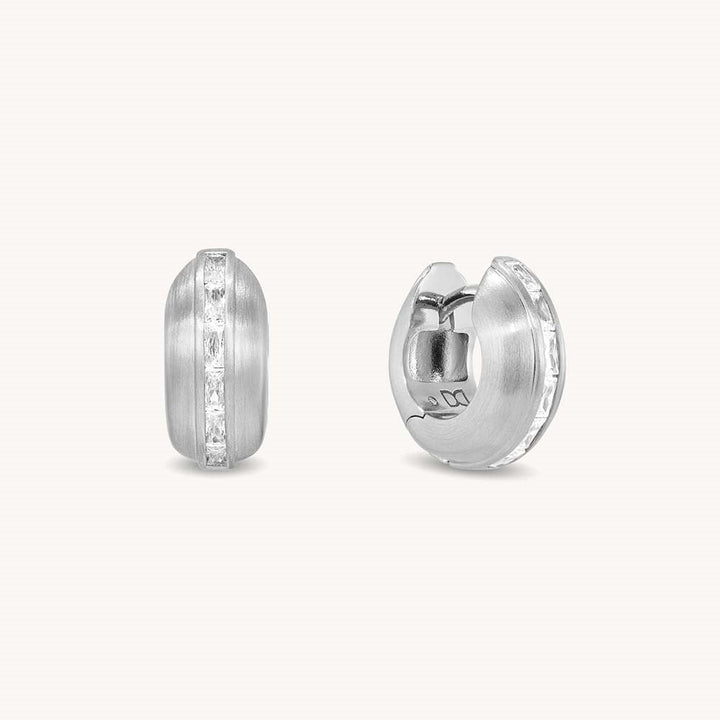 Gemma Huggie Hoops