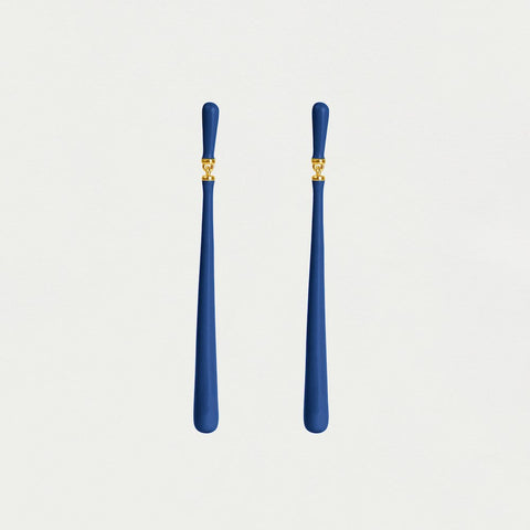 Reign Earrings - Gold / Classic Blue