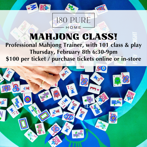 Mahjong 101 Class, Thursday February 8th
