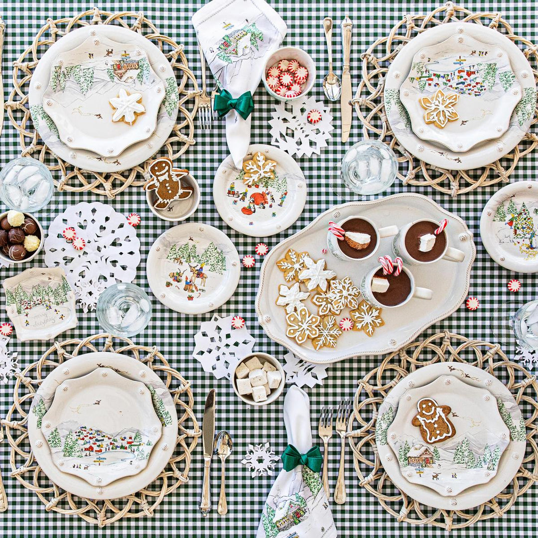 Berry & Thread North Pole Dessert/Salad Plate Assorted Set/4