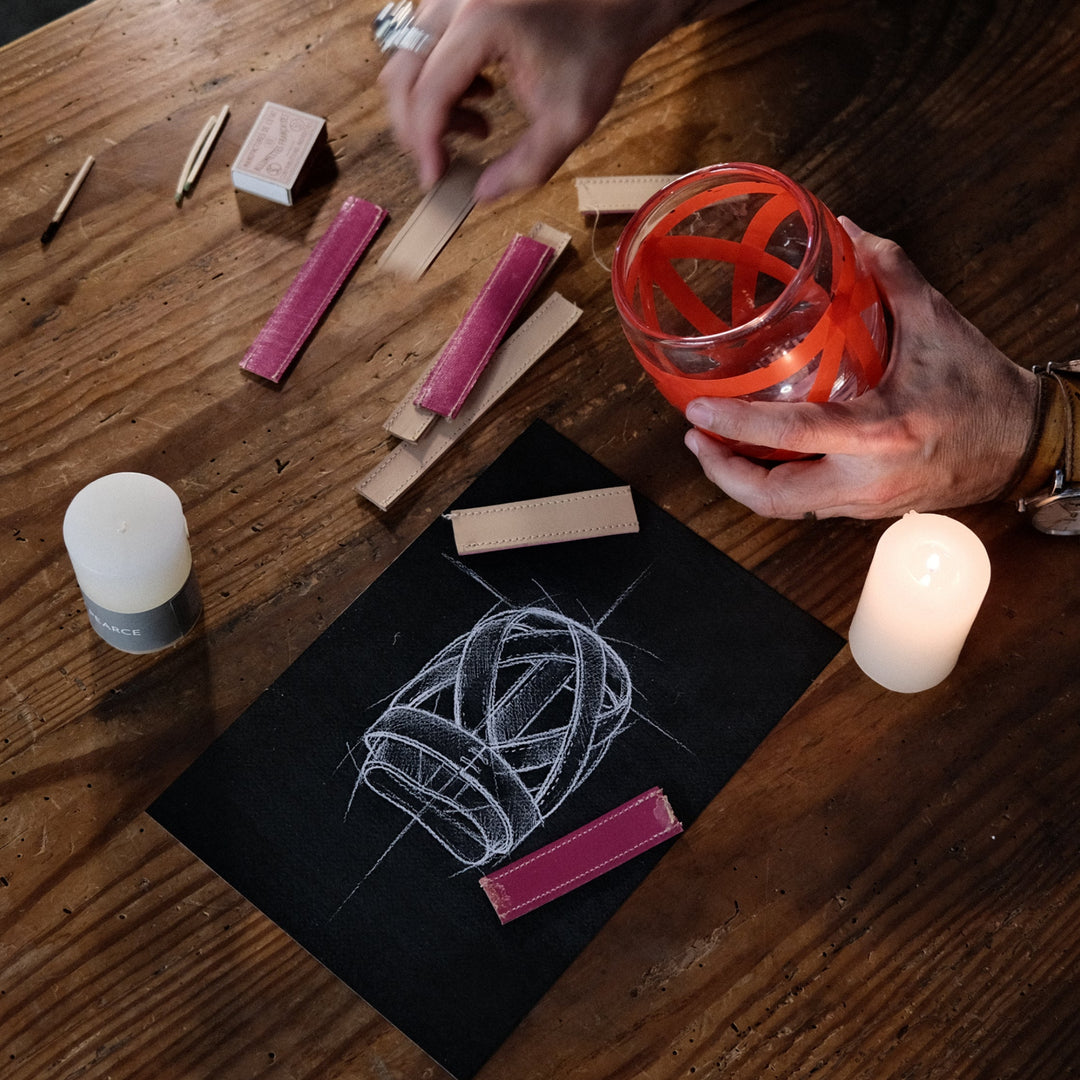 Leather Wrap Burlington Hurricane in Gift Box - S