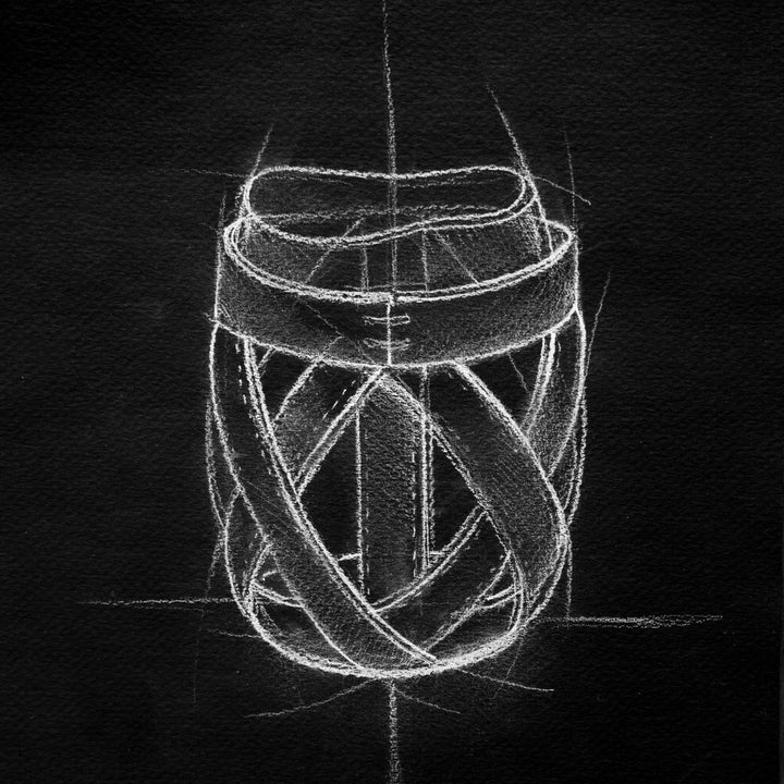 Leather Wrap Burlington Hurricane in Gift Box - S